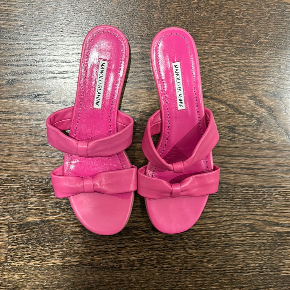 Manolo Blahnik Pallera Sandals